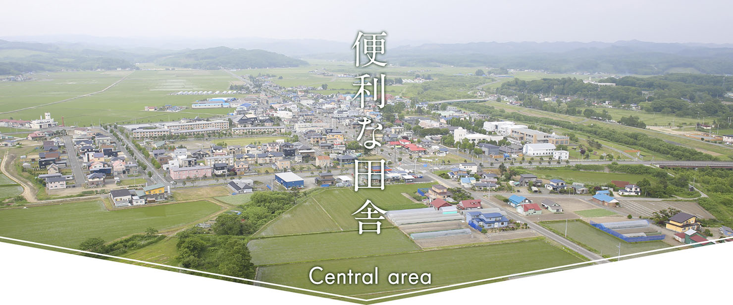 厚真町市街地