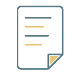 届け出・証明・申請のアイコン