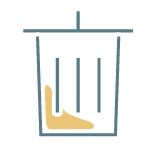 ごみ・リサイクルのアイコン