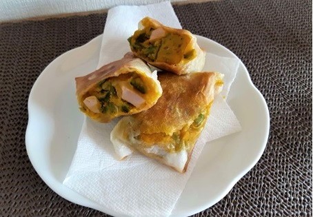 ハロウィーン春巻きの写真