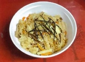 おとな部門準グランプリ受賞五目おこわの写真