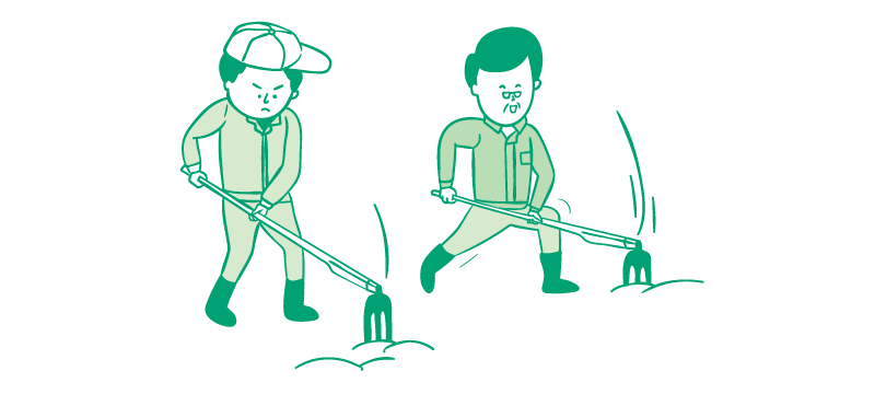 農業技術取得のサポートの画像