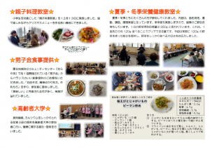 食改協だより令和8年3月第15号裏面