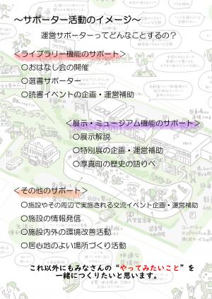 新・文化交流施設運営サポーター養成講座活動内容